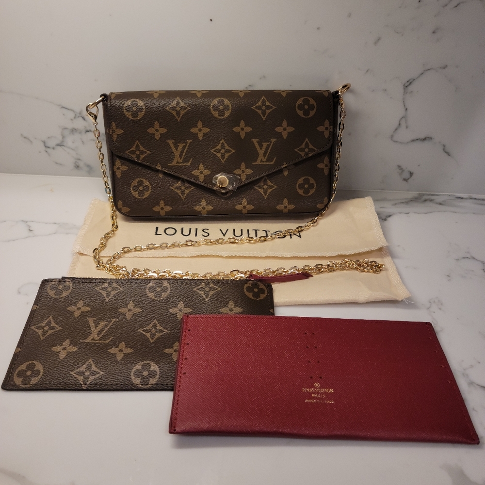 NEW LV Pochette Félicie in Monogram